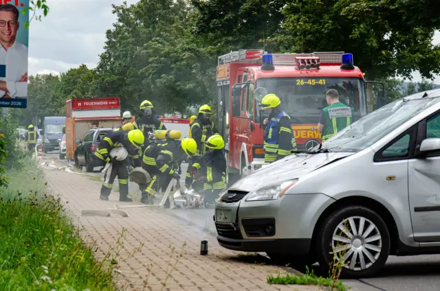 Erste Blaulichtmeile in Alfeld lockt zahlreiche Besucher an