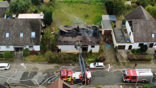 Bewohner stirbt bei Hausbrand in Volkersheim