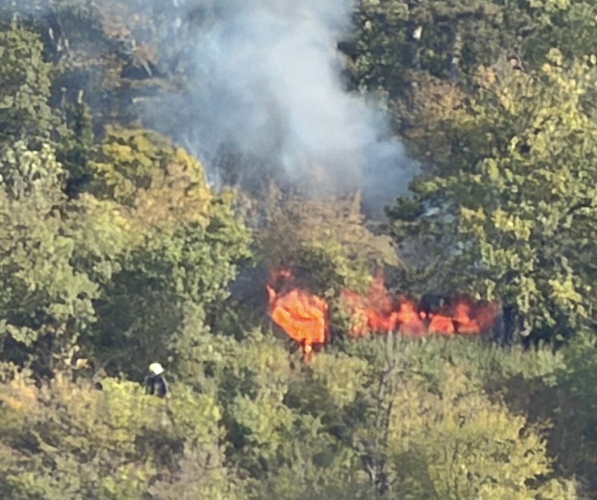 Rehberg-Baude bei Alfeld wird Raub der Flammen