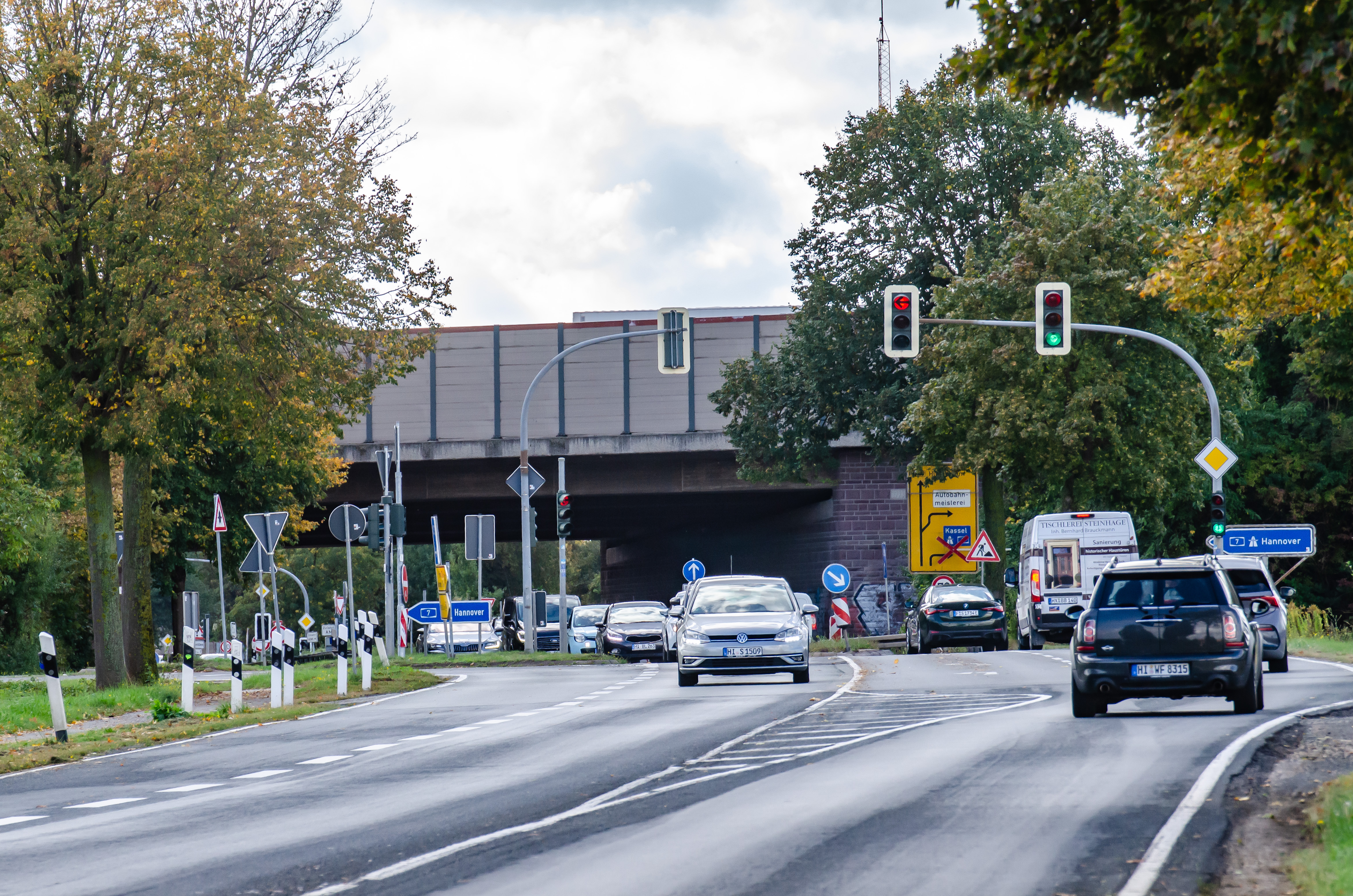 Monatelang Sperrung und Staus. Hier ist bald gesperrt.